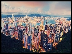 Niebo, Hong Kong, Wieżowce